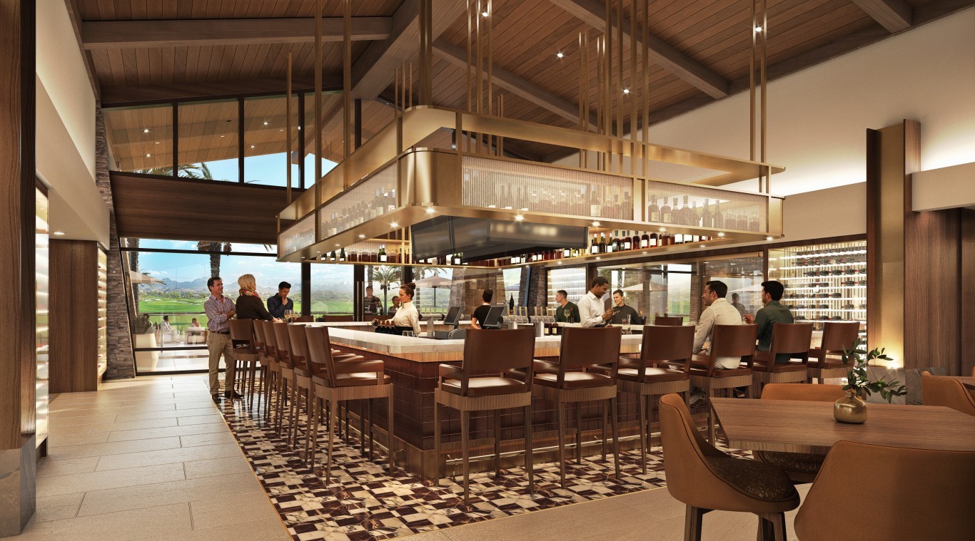 Arizona Country Club bar and dining rendering
