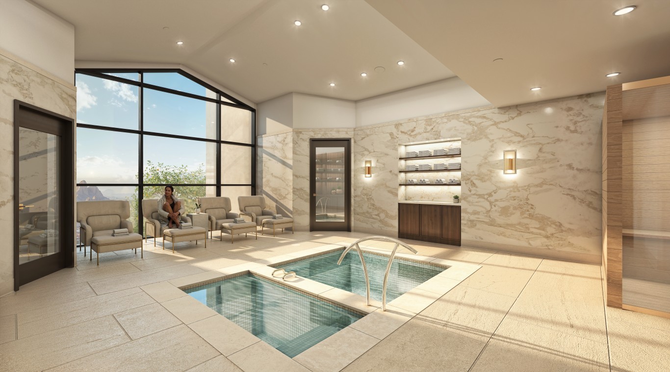 Arizona Country Club spa rendering