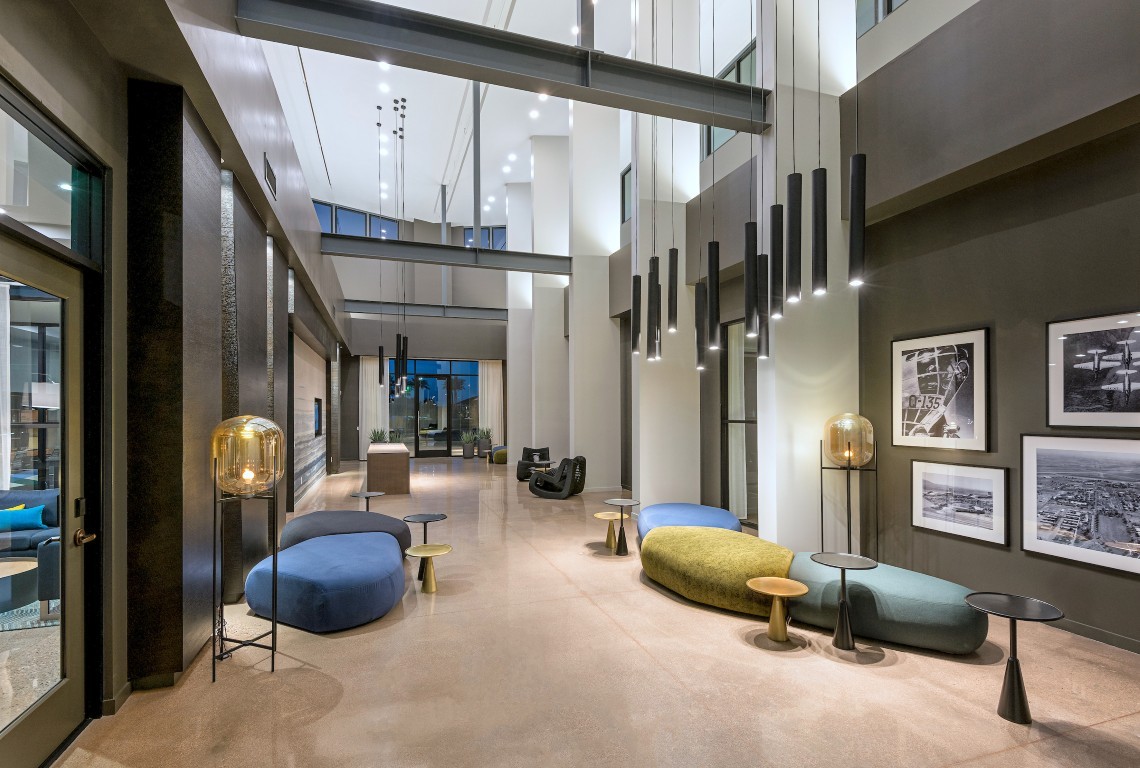Chandler Sky lobby and interior amenity photo