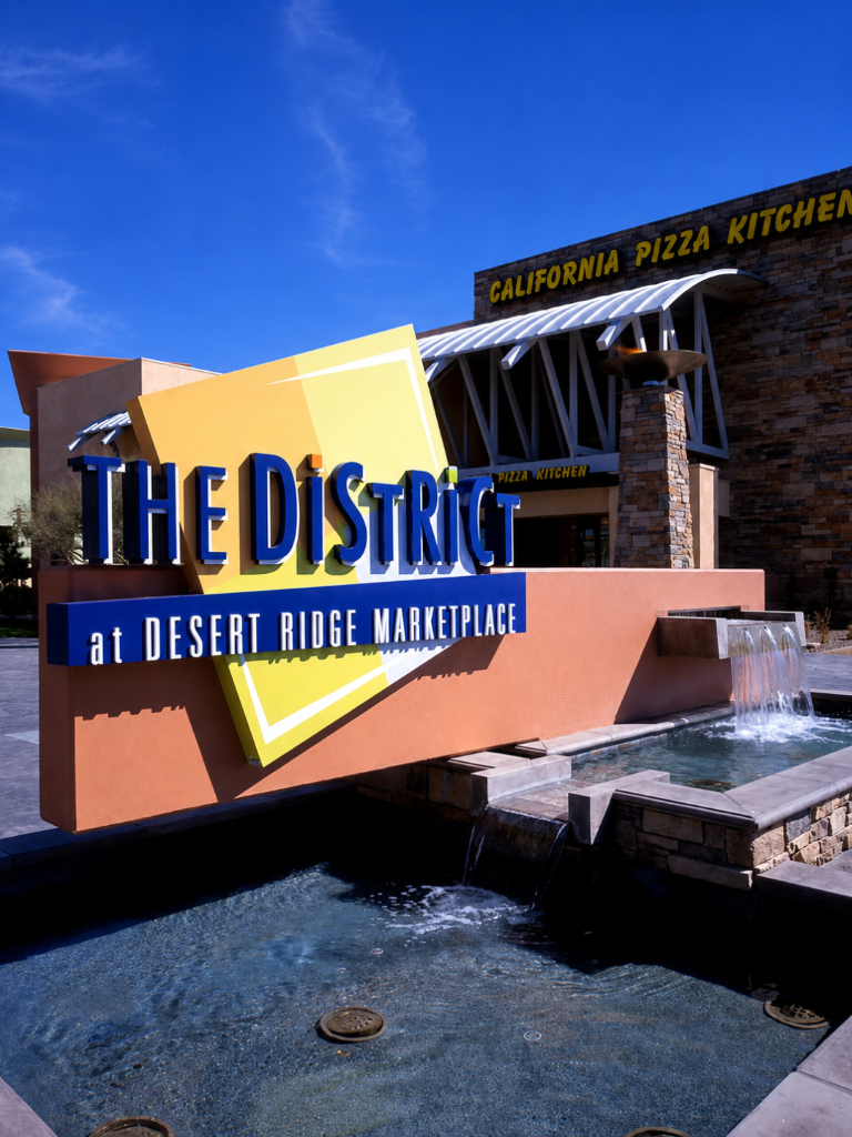 Desert Ridge Marketplace monument sign photo
