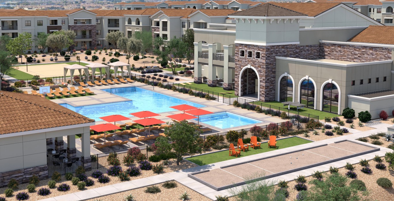 Gabriella Pointe pool amenity rendering