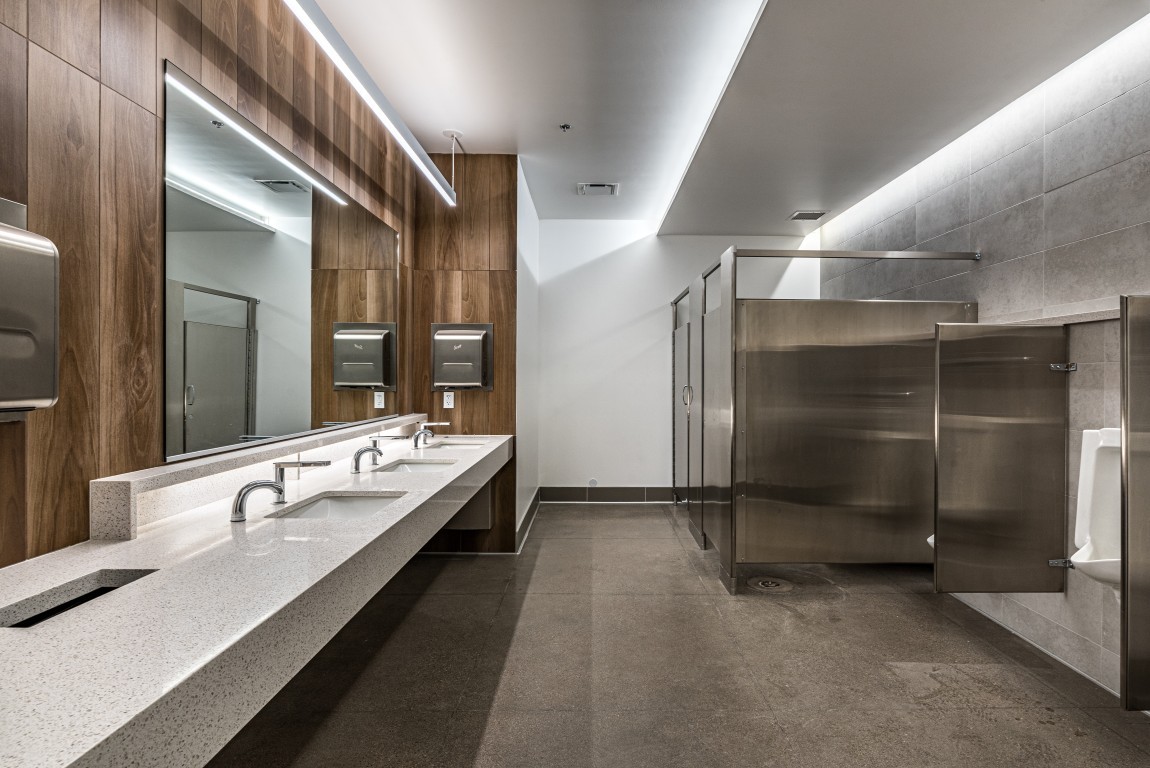 GSQ Office and City Hall interior restroom finish photo