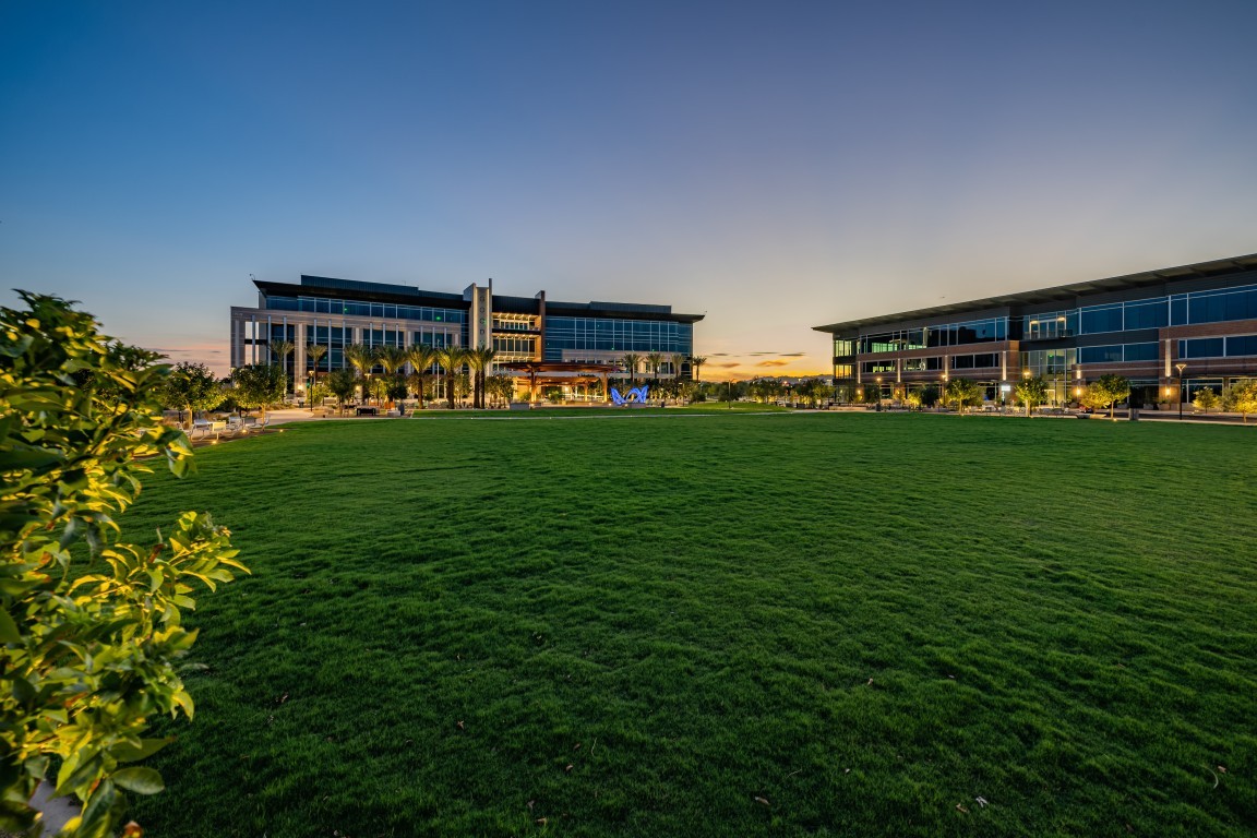 GSQ Office and City Hall office campus lawn photo