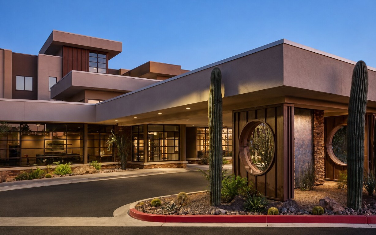 Marriott Residence Inn exterior entrance photo
