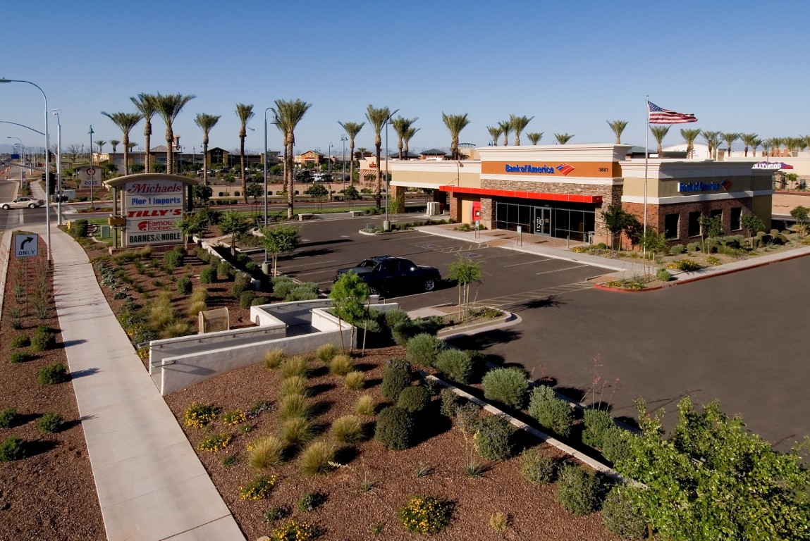 Tempe Marketplace retail corner building photo